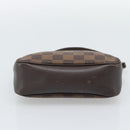 LOUIS VUITTON Damier Ebene Trousse Make Up Pouch N51982 LV Auth 192911-5