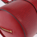 LOUIS VUITTON Epi Soufflot Hand Bag Red M52227 LV Auth 192918-10