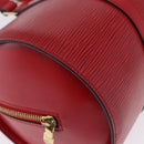 LOUIS VUITTON Epi Soufflot Hand Bag Red M52227 LV Auth 192918-15