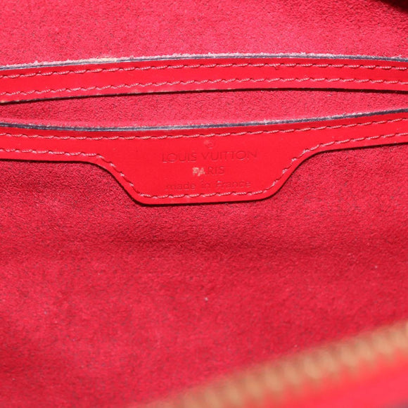 LOUIS VUITTON Epi Soufflot Hand Bag Red M52227 LV Auth 192918