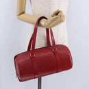 LOUIS VUITTON Epi Soufflot Hand Bag Red M52227 LV Auth 192918-22