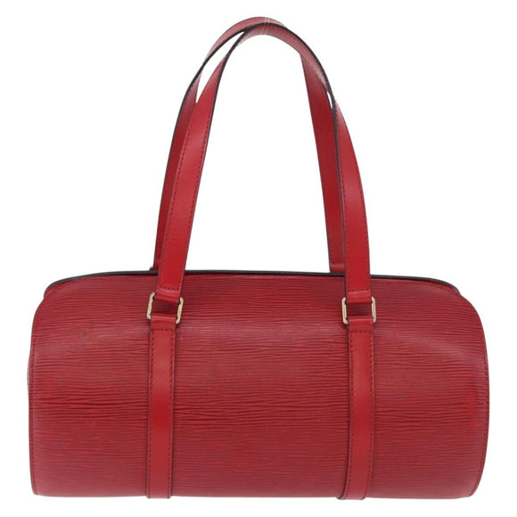 LOUIS VUITTON Epi Soufflot Hand Bag Red M52227 LV Auth 192918