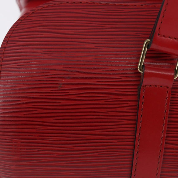 LOUIS VUITTON Epi Soufflot Hand Bag Red M52227 LV Auth 192918