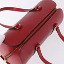 LOUIS VUITTON Epi Soufflot Hand Bag Red M52227 LV Auth 192918-7