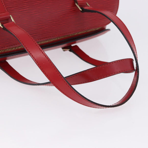 LOUIS VUITTON Epi Soufflot Hand Bag Red M52227 LV Auth 192918
