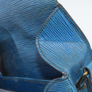 LOUIS VUITTON Epi Cartouchiere MM Shoulder Bag Blue M52245 LV Auth 192922-19