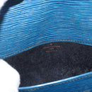 LOUIS VUITTON Epi Cartouchiere MM Shoulder Bag Blue M52245 LV Auth 192922-20