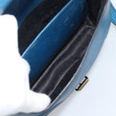 LOUIS VUITTON Epi Cartouchiere MM Shoulder Bag Blue M52245 LV Auth 192922-23