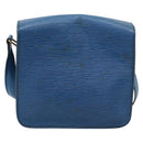 LOUIS VUITTON Epi Cartouchiere MM Shoulder Bag Blue M52245 LV Auth 192922-2