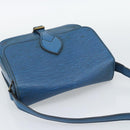 LOUIS VUITTON Epi Cartouchiere MM Shoulder Bag Blue M52245 LV Auth 192922-6