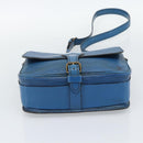 LOUIS VUITTON Epi Cartouchiere MM Shoulder Bag Blue M52245 LV Auth 192922-5