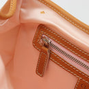 Christian Dior Trotter Canvas Romantic Chain Bag PVC Beige Silver Auth 192923SAM-21