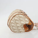 Christian Dior Trotter Canvas Romantic Chain Bag PVC Beige Silver Auth 192923SAM-4
