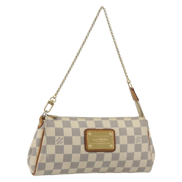 LOUIS VUITTON Damier Azur Eva Shoulder Bag 2way N55214 LV Auth 192924A