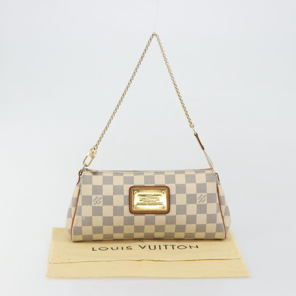LOUIS VUITTON Damier Azur Eva Shoulder Bag 2way N55214 LV Auth 192924A