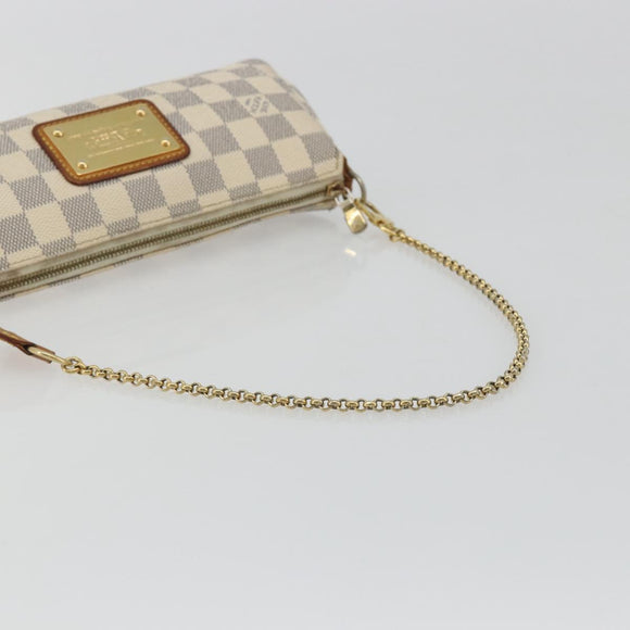 LOUIS VUITTON Damier Azur Eva Shoulder Bag 2way N55214 LV Auth 192924A