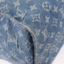LOUIS VUITTON Monogram Denim On The Go MM Hand Bag Blue M46871 LV Auth 192928SAM-17