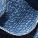 LOUIS VUITTON Monogram Denim On The Go MM Hand Bag Blue M46871 LV Auth 192928SAM-23