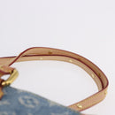 LOUIS VUITTON Monogram Denim On The Go MM Hand Bag Blue M46871 LV Auth 192928SAM-14