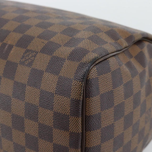 LOUIS VUITTON Damier Ebene Speedy 30 Hand Bag N41364 LV Auth 192930A