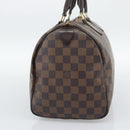 LOUIS VUITTON Damier Ebene Speedy 30 Hand Bag N41364 LV Auth 192930A-3