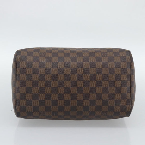 LOUIS VUITTON Damier Ebene Speedy 30 Hand Bag N41364 LV Auth 192930A