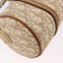Christian Dior Trotter Romantic Chain Shoulder Bag PVC Beige Silver Auth 192931-12