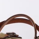 Christian Dior Trotter Romantic Chain Shoulder Bag PVC Beige Silver Auth 192931-8