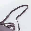 PRADA Hand Bag Nylon 2way Purple Silver Auth 192934A-10