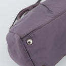 PRADA Hand Bag Nylon 2way Purple Silver Auth 192934A-15