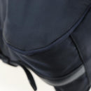 PRADA Hand Bag Nylon 2way Navy Gold Auth 192936V-15