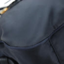 PRADA Hand Bag Nylon 2way Navy Gold Auth 192936V-17