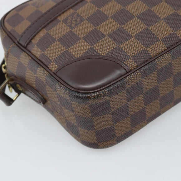 LOUIS VUITTON Damier Ebene Trocadero 27 Shoulder Bag SPO N48085 LV Auth 192937V