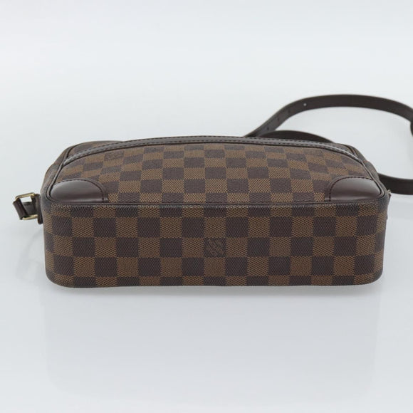 LOUIS VUITTON Damier Ebene Trocadero 27 Shoulder Bag SPO N48085 LV Auth 192937V