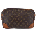 LOUIS VUITTON Monogram Compiegne 28 Clutch Bag M51845 LV Auth 192938-3