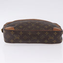 LOUIS VUITTON Monogram Compiegne 28 Clutch Bag M51845 LV Auth 192938-7