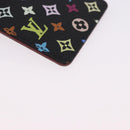 LOUIS VUITTON Monogram Multicolor Etui Hand Mirror Black M92651 LV Auth 192940V-15