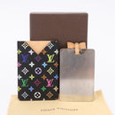 LOUIS VUITTON Monogram Multicolor Etui Hand Mirror Black M92651 LV Auth 192940V-12