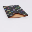 LOUIS VUITTON Monogram Multicolor Etui Hand Mirror Black M92651 LV Auth 192940V-5