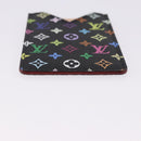 LOUIS VUITTON Monogram Multicolor Etui Hand Mirror Black M92651 LV Auth 192940V-6