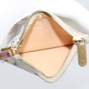 LOUIS VUITTON Monogram Multicolor Pochette Cles White M92655 LV Auth 192941-11