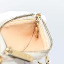 LOUIS VUITTON Monogram Multicolor Pochette Cles White M92655 LV Auth 192941-18