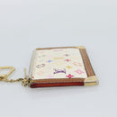 LOUIS VUITTON Monogram Multicolor Pochette Cles White M92655 LV Auth 192941-3