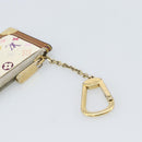 LOUIS VUITTON Monogram Multicolor Pochette Cles White M92655 LV Auth 192941-6