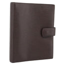 LOUIS VUITTON Epi Agenda GM Day Planner Cover Mocha Brown R2006D LV Auth 192942-1