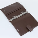 LOUIS VUITTON Epi Agenda GM Day Planner Cover Mocha Brown R2006D LV Auth 192942-14
