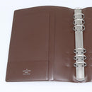 LOUIS VUITTON Epi Agenda GM Day Planner Cover Mocha Brown R2006D LV Auth 192942-15