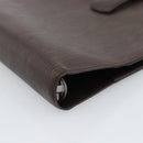 LOUIS VUITTON Epi Agenda GM Day Planner Cover Mocha Brown R2006D LV Auth 192942-9