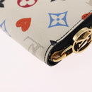 LOUIS VUITTON Monogram Game On Zippy Long Wallet White M57491 LV Auth 192943A-16