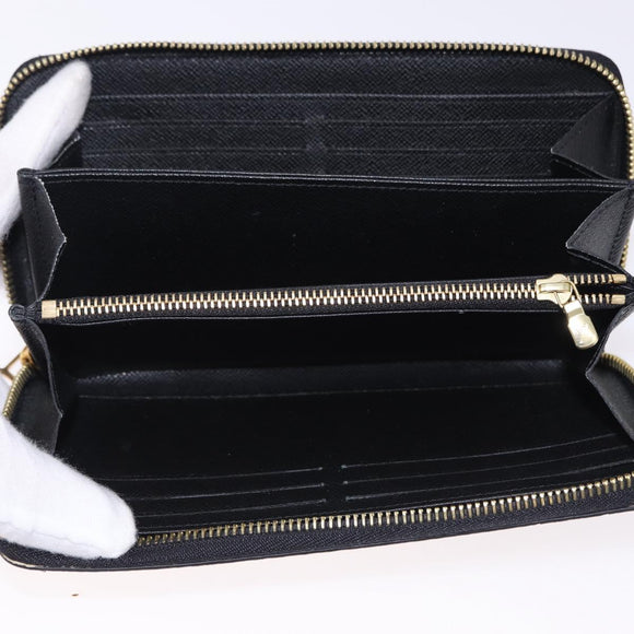 LOUIS VUITTON Monogram Game On Zippy Long Wallet White M57491 LV Auth 192943A